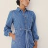 Tops PART TWO | Havinpw Denim Kjole Medium Blue Denim